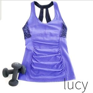 Lucy •Activewear Top •Ruching Strappy •Extra Small